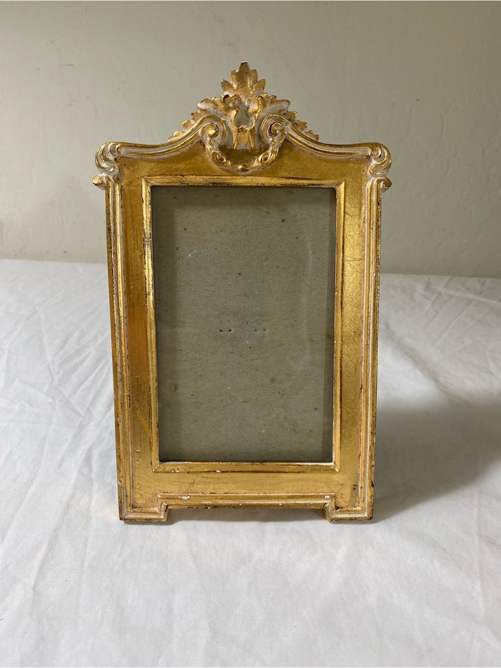 Ornate Gold Picture Frame Gilt Wooden Crated In Indonesia Vintage 90s